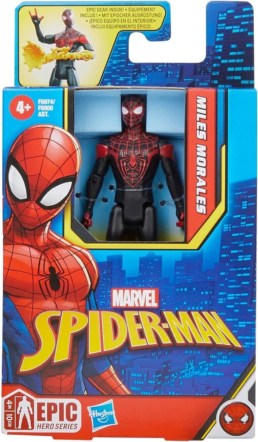 Spider-Man Marvel Epic Hero Series Miles Morales 10-cm Action Figure