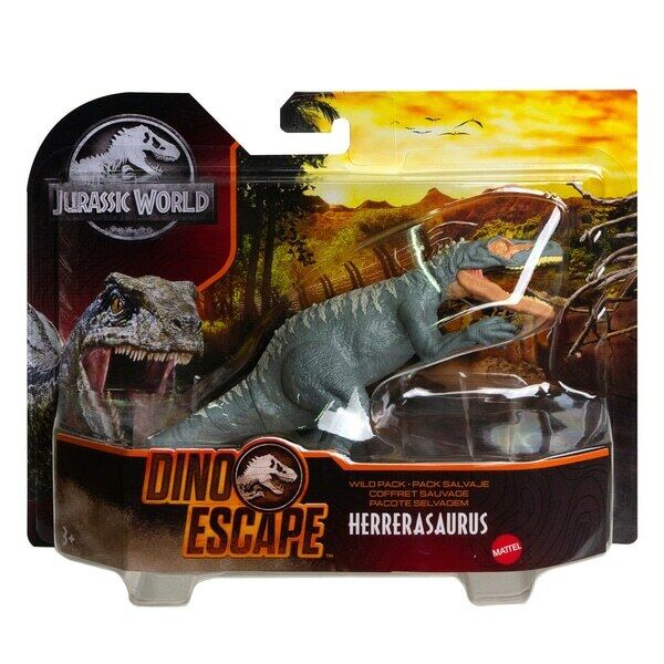 New Jurassic World Wild Pack Herrerasaurus Dinosaur Figure - Collectible Toy