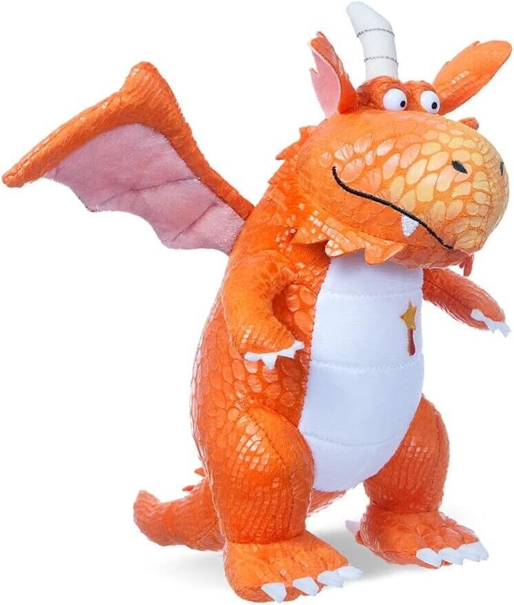 Zog the dragon 9inch Plush Soft Toy, Orange