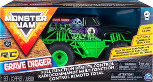 Monster Jam, Authentic Grave Digger RC, 1:24 Scale, 2.4 GHz, for Ages 4 and Up