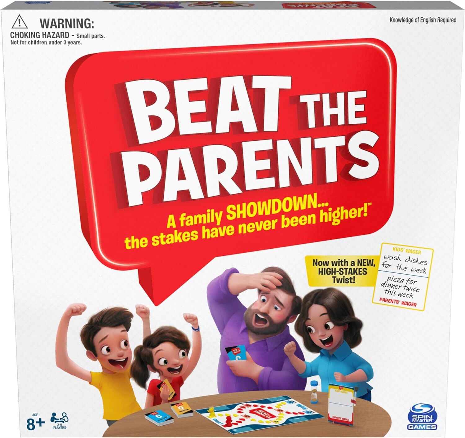 Beat The Parents Board Game for Families and Kids aged over 5