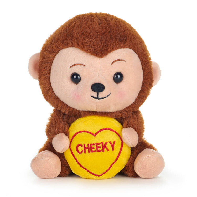 New Swizzels Love Hearts 18cm Plush Mikey The Monkey 'Cheeky' Toy