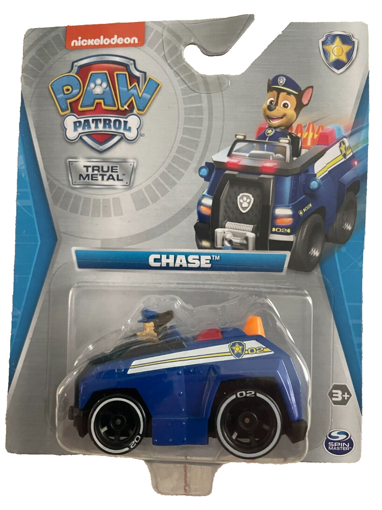NEW 2023 Spin Master True Metal Paw Patrol Die-Cast Vehicles Assortment - CHASE