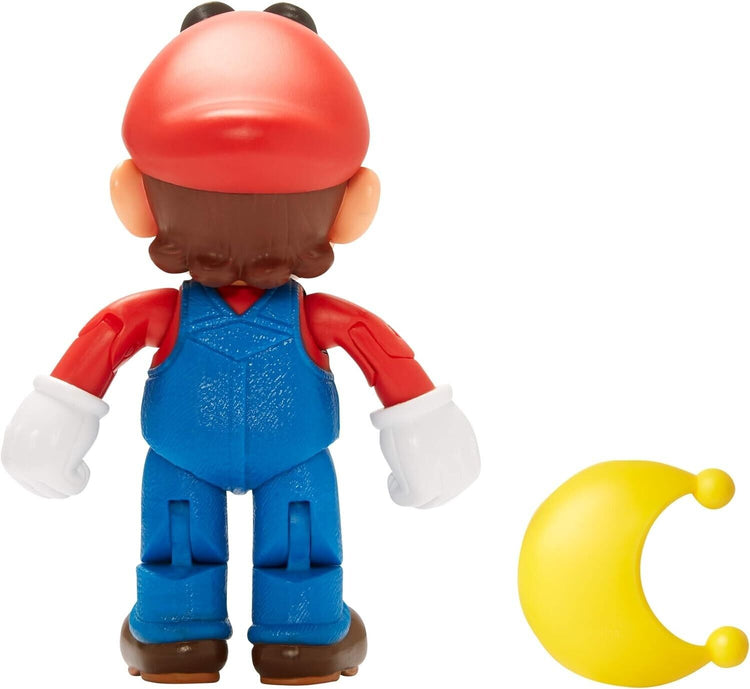 Nintendo Super Mario 10cm Figure - Mario wearing Cappy with Yellow Power Moon