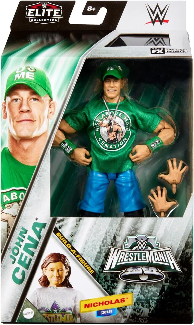 WWE Elite Action Figure WrestleMania with Accessory and Nicholas Build-A-Figure