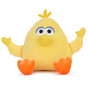 "New Sesame Street Squashy Podgies 8" Plush Big Bird Toy"