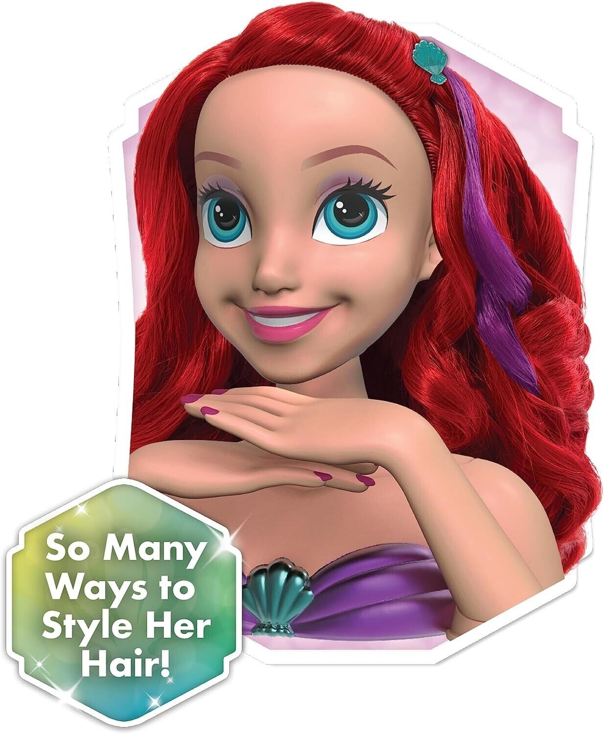 Disney 87368 Princess Feature Spa Styling Head-Ariel