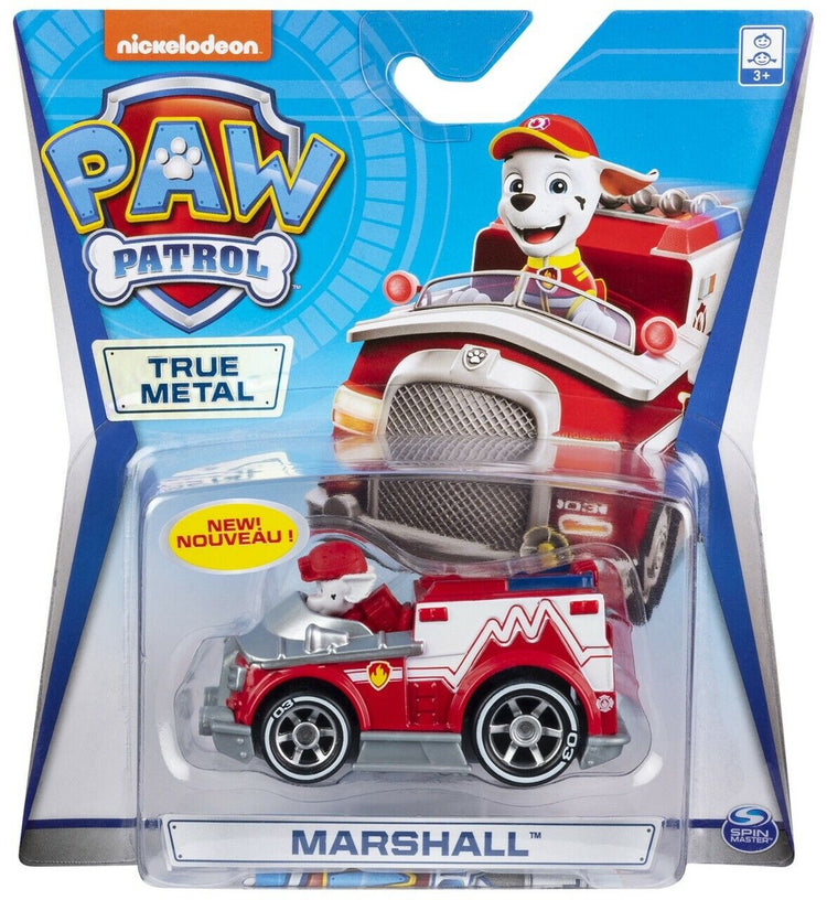 PAW Patrol True Metal Vehicles - Choose Your Favorite! Marshall (EMT)