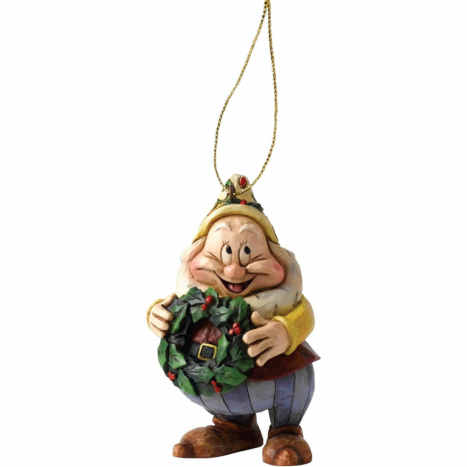 Disney Traditions Happy Ornament - Hanging Christmas Figurine