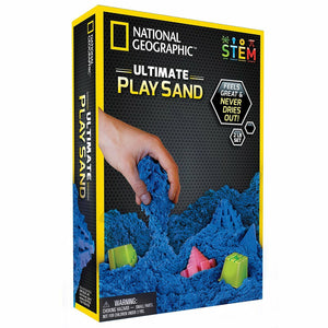 New National Geographic Blue Ultimate Play Sand - Fun for Kids!