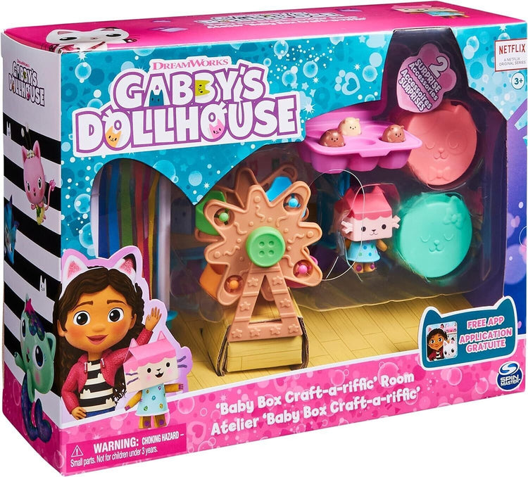 Gabby Dollhouse & Soft Toys, Vehicles, Playsets - BABY BOX CRAFT-A-RIFFIC Room