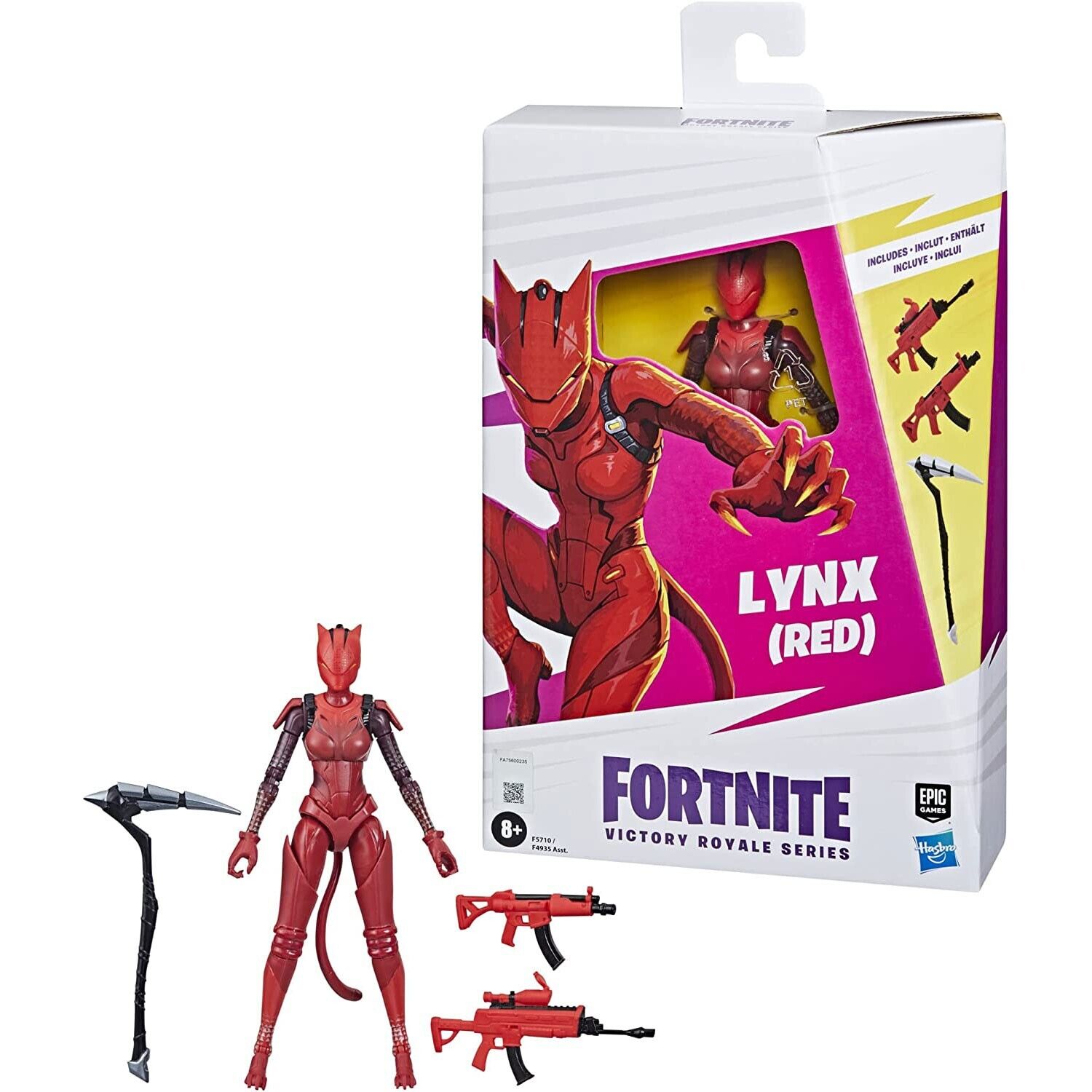 "Fortnite Victory Royale Lynx Red 6" Action Figure - BRAND NEW"