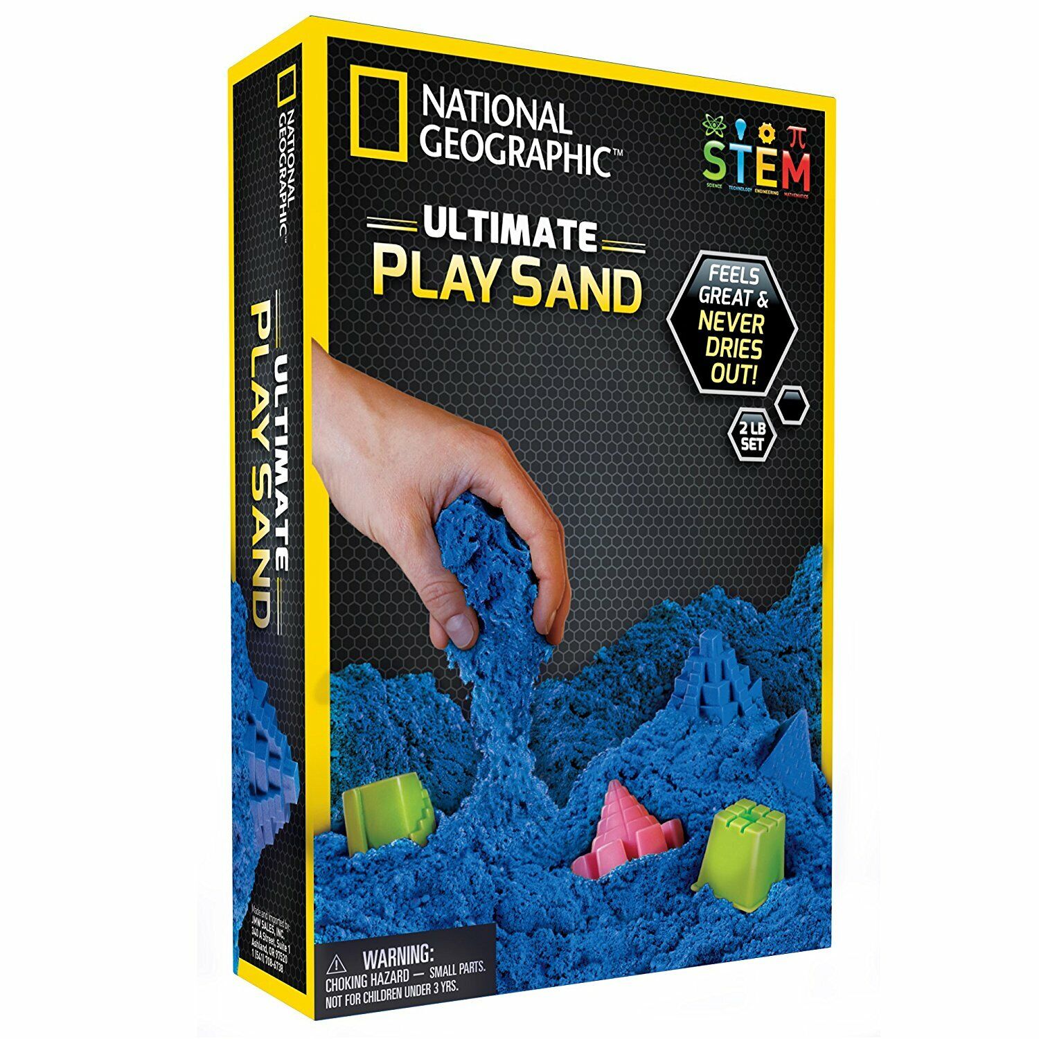 New National Geographic Blue Ultimate Play Sand - Fun for Kids!