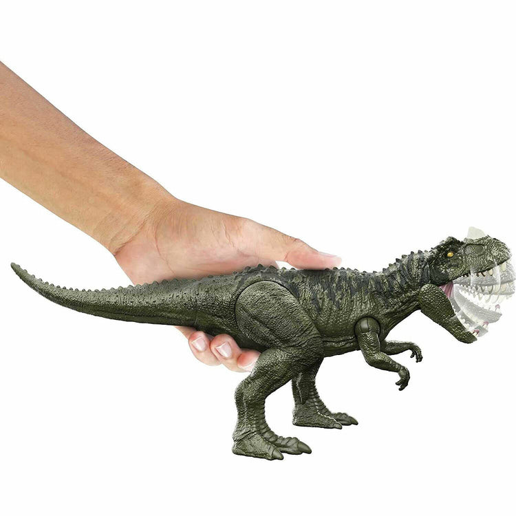 New Jurassic World Camp Cretaceous Ceratosaurus Dinosaur Figure - Roar Attack!