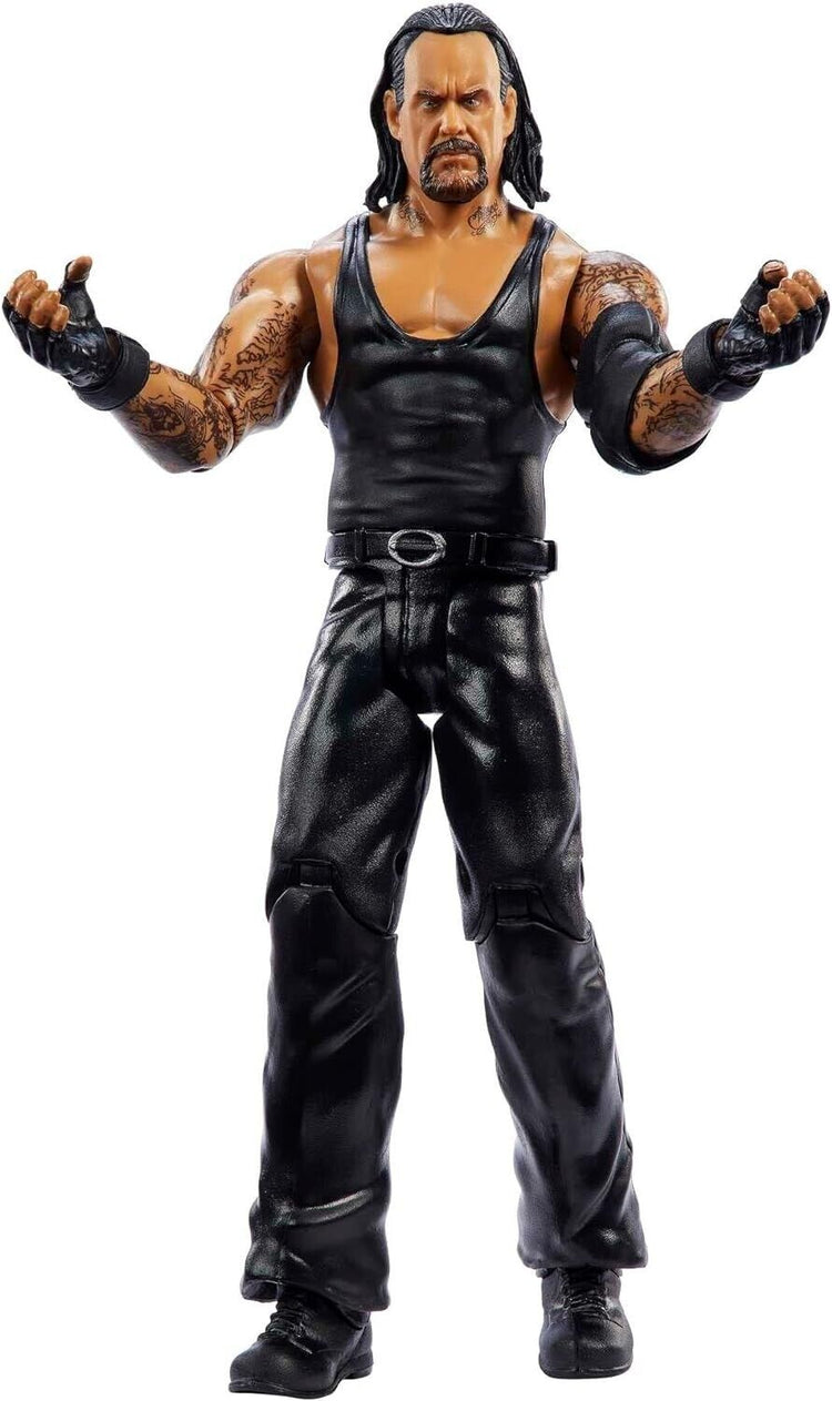 WWE Action Figure Undertaker WrestleMania Basics, Posable 6-inch Collectible for