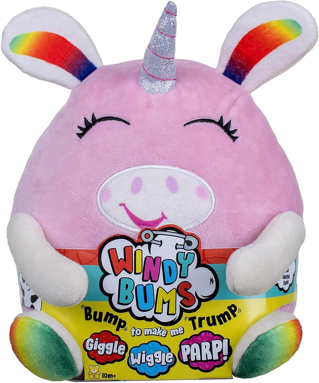 WINDY BUMS "BUMBP TO MAKE ME TRUMP" SOFT TOYS - UNICORN