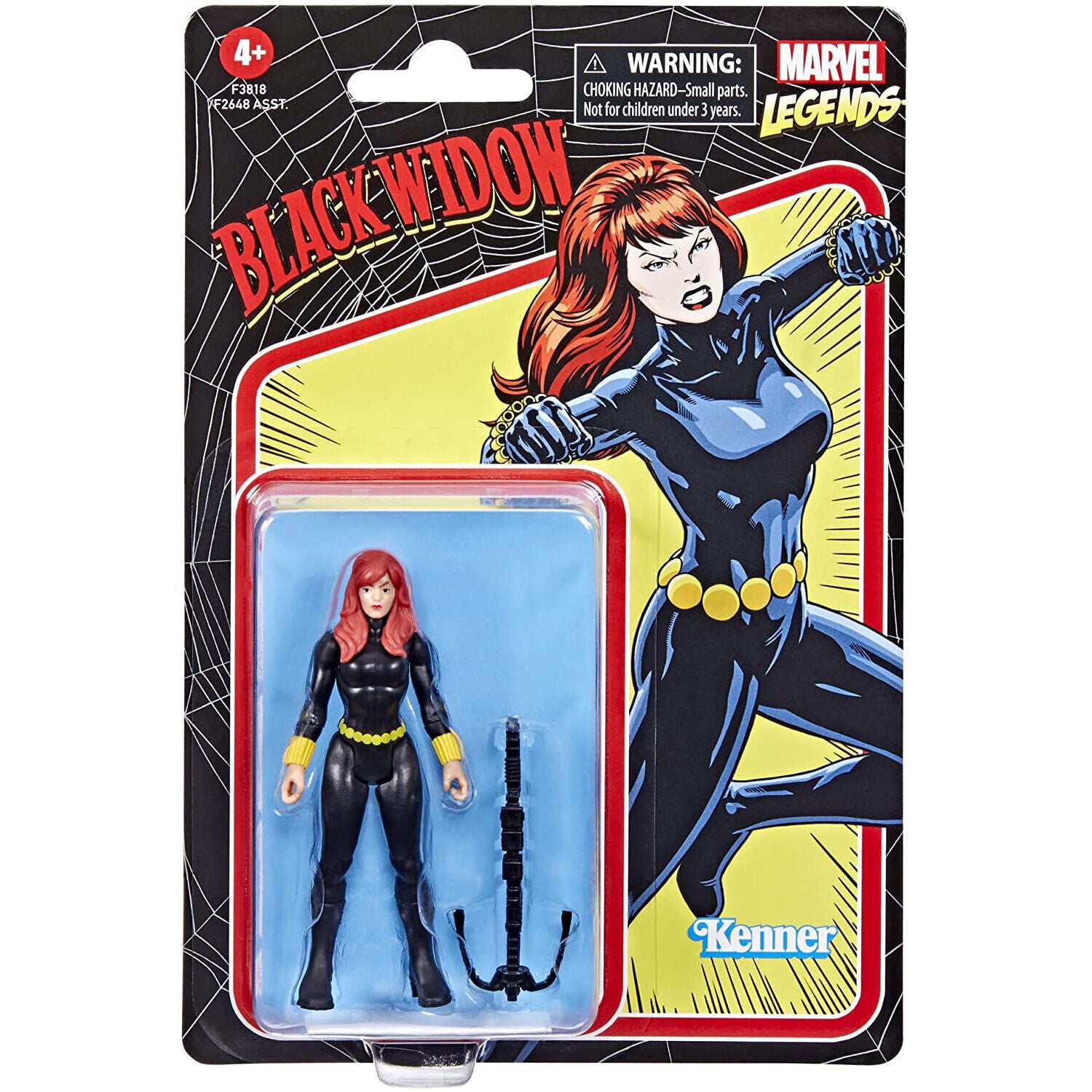 New Marvel Legends Retro Black Widow 3.75-Inch Figure - Collectible Toy