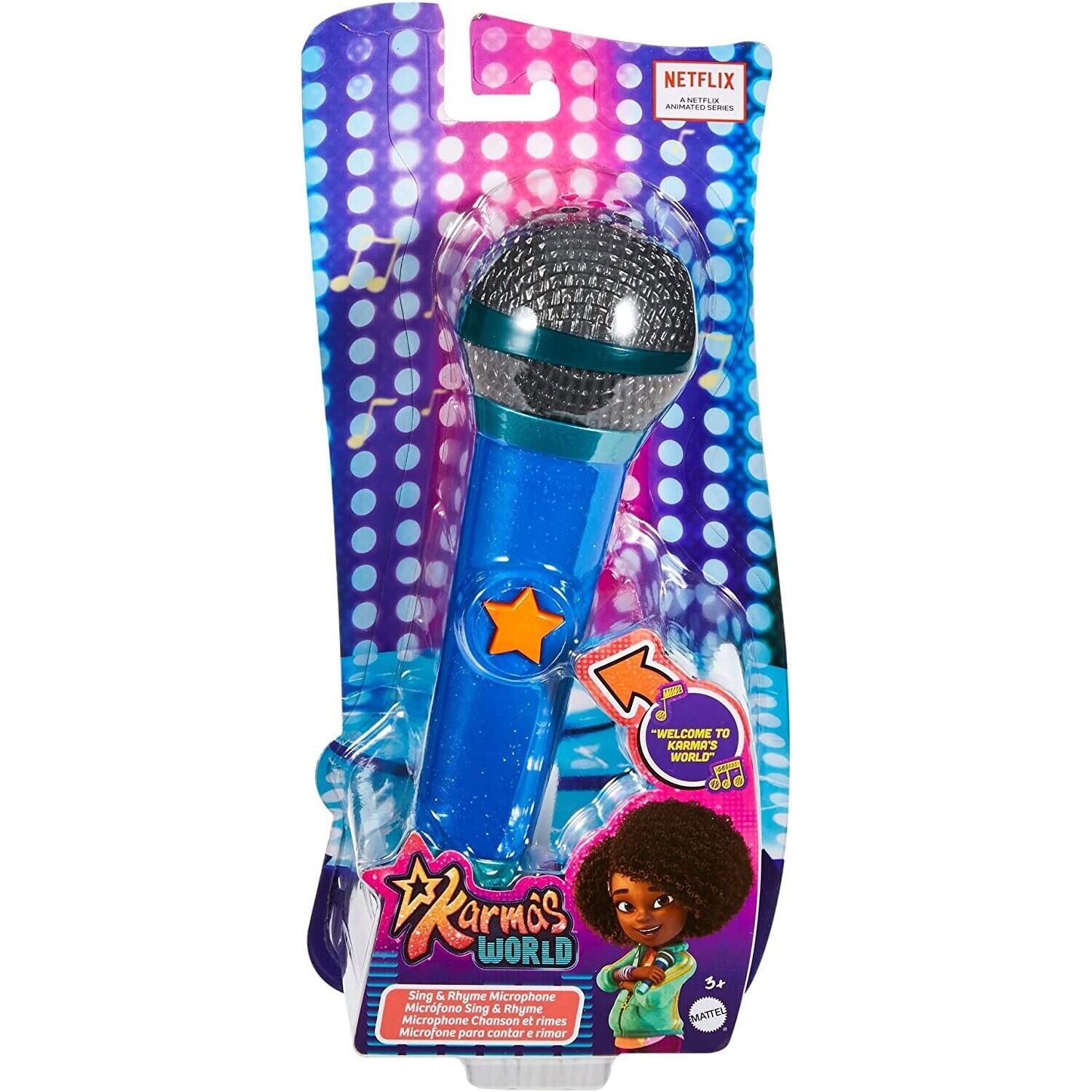 Karma's World Sing & Rhyme Microphone - Interactive Toy for Kids