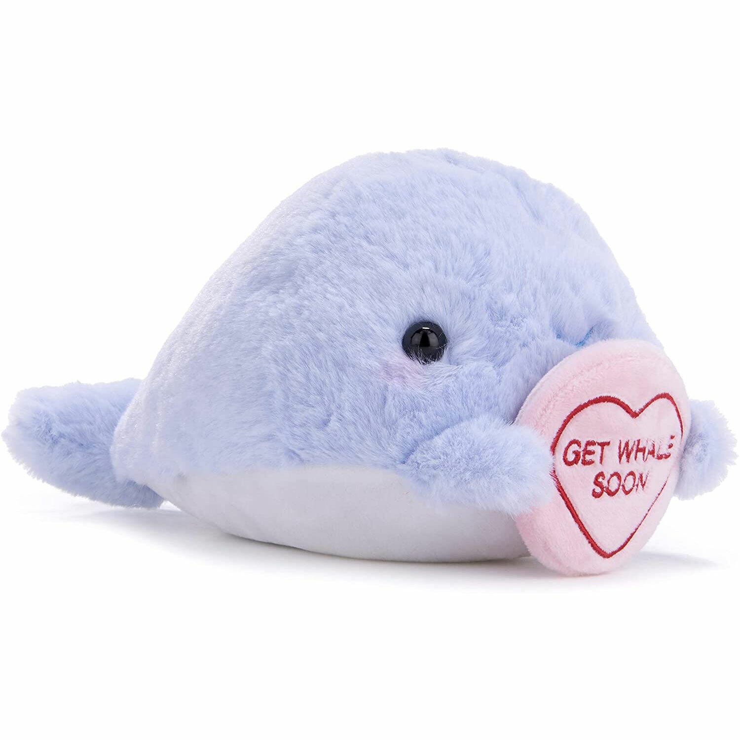 Swizzels Love Hearts 18cm Plush Get Whale Soon - Cute and Cuddly Gift