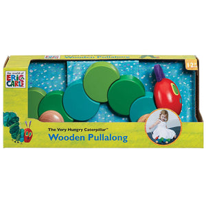 New Very Hungry Caterpillar Wooden Pullalong Toy - Fun for Kids!