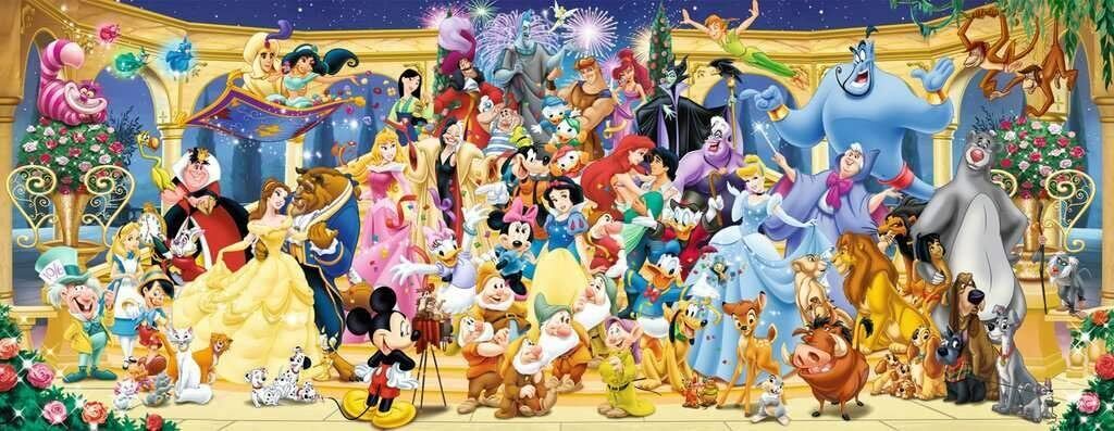 New Ravensburger Disney Panoramic Puzzle - 1000 Pieces - Group Photo