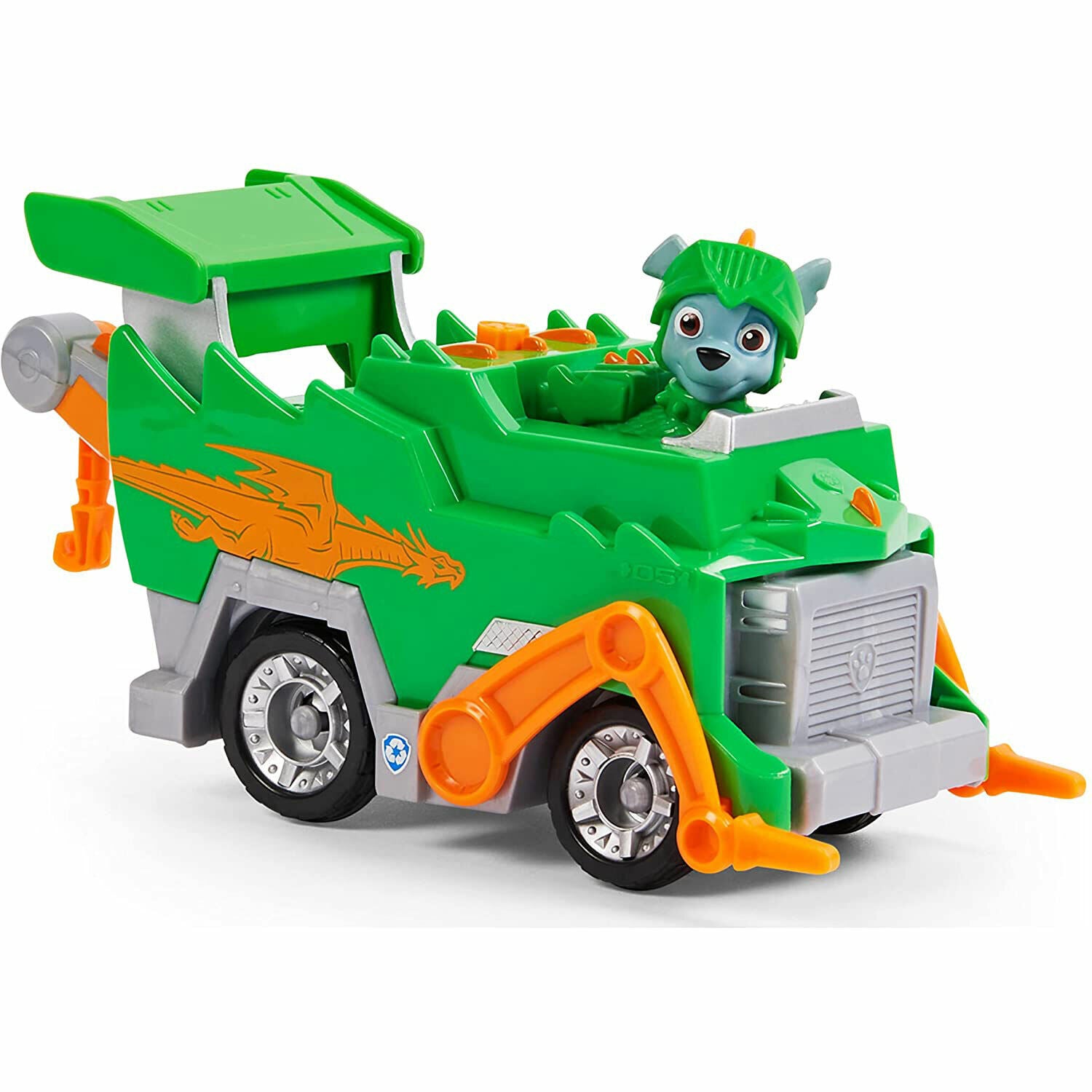 New PAW Patrol Rescue Knights Rocky Vehicle - Deluxe Edition
