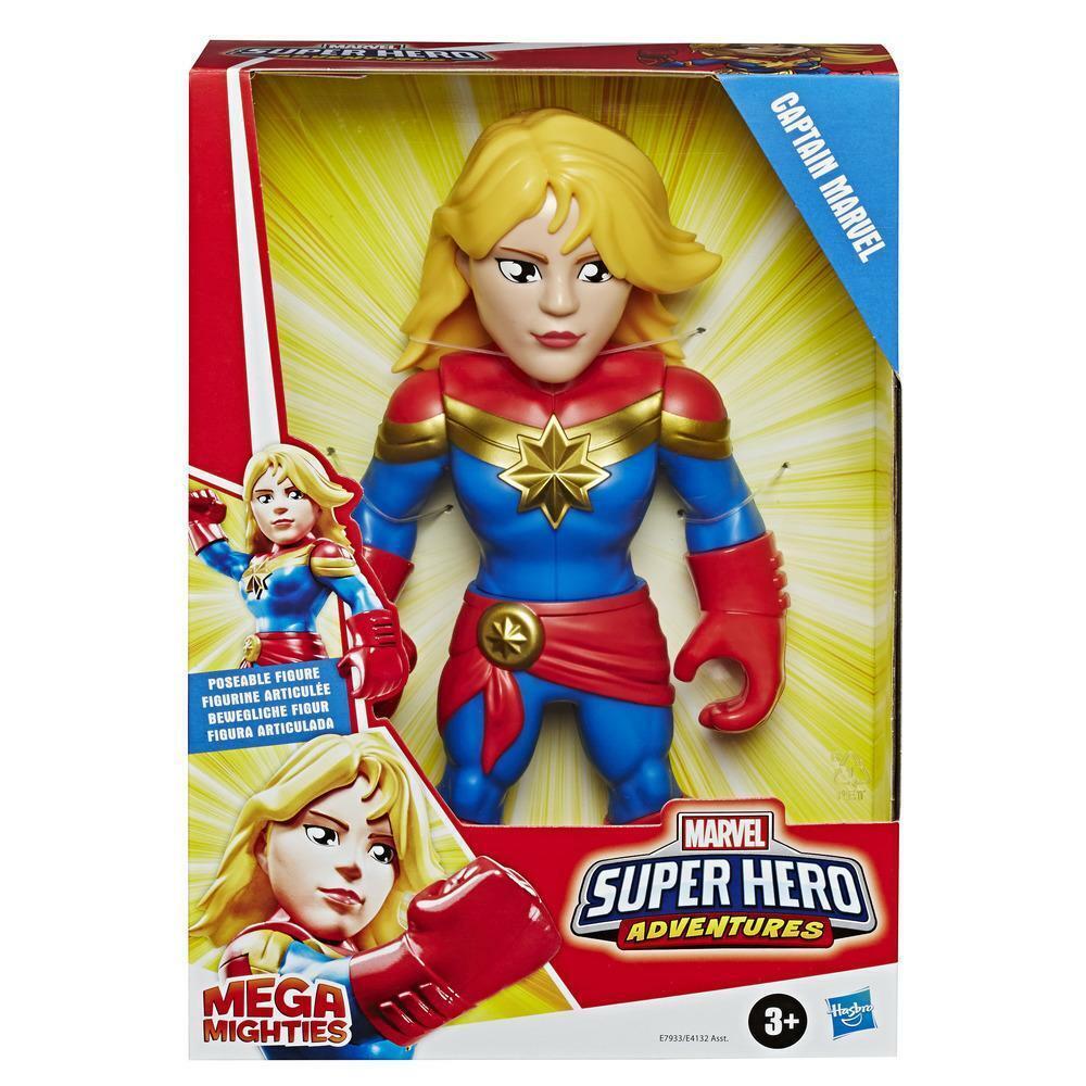 New Playskool Heroes Mega Mighties Captain Marvel Action Figure Toy Marvel Super