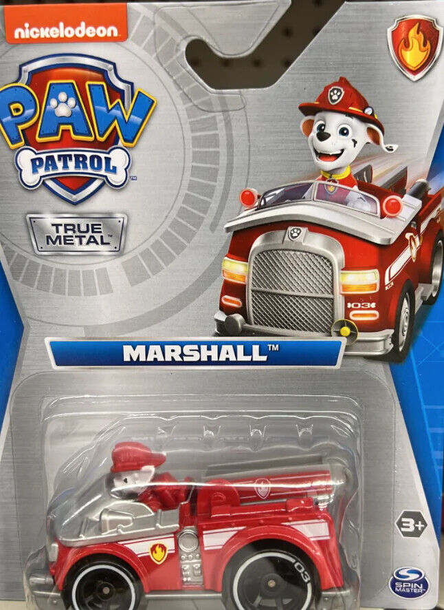 NEW 2023 Spin Master True Metal Paw Patrol Die-Cast Vehicles Assortment MARSHALL