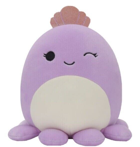 Violet the Octopus with Crown Squishmallows 7.5 Inch  Brand New With Tags