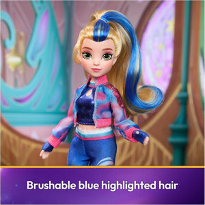 Unicorn Academy, Isabel Doll with Highlighted Hair, 5 Fashion Accessories and Ha