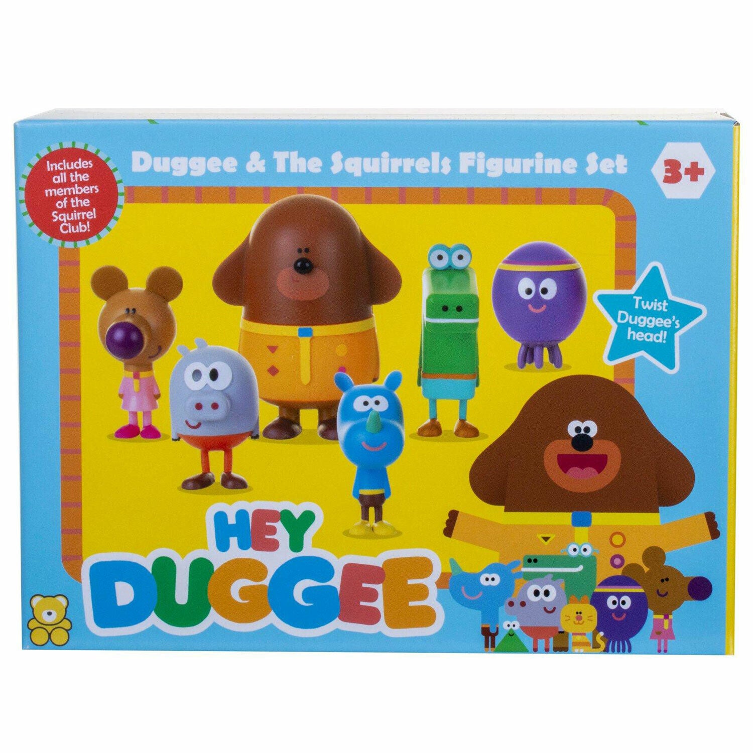 Hey Duggee Squirrel Figurine Set w/ Duggee - Brand New Collectible Toy