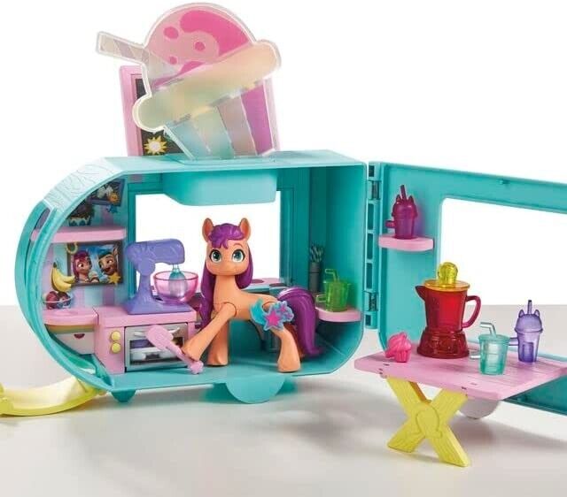 My Little Pony Toys Sunny Starscout Smoothie Truck Doll, Hoof to Heart Pony