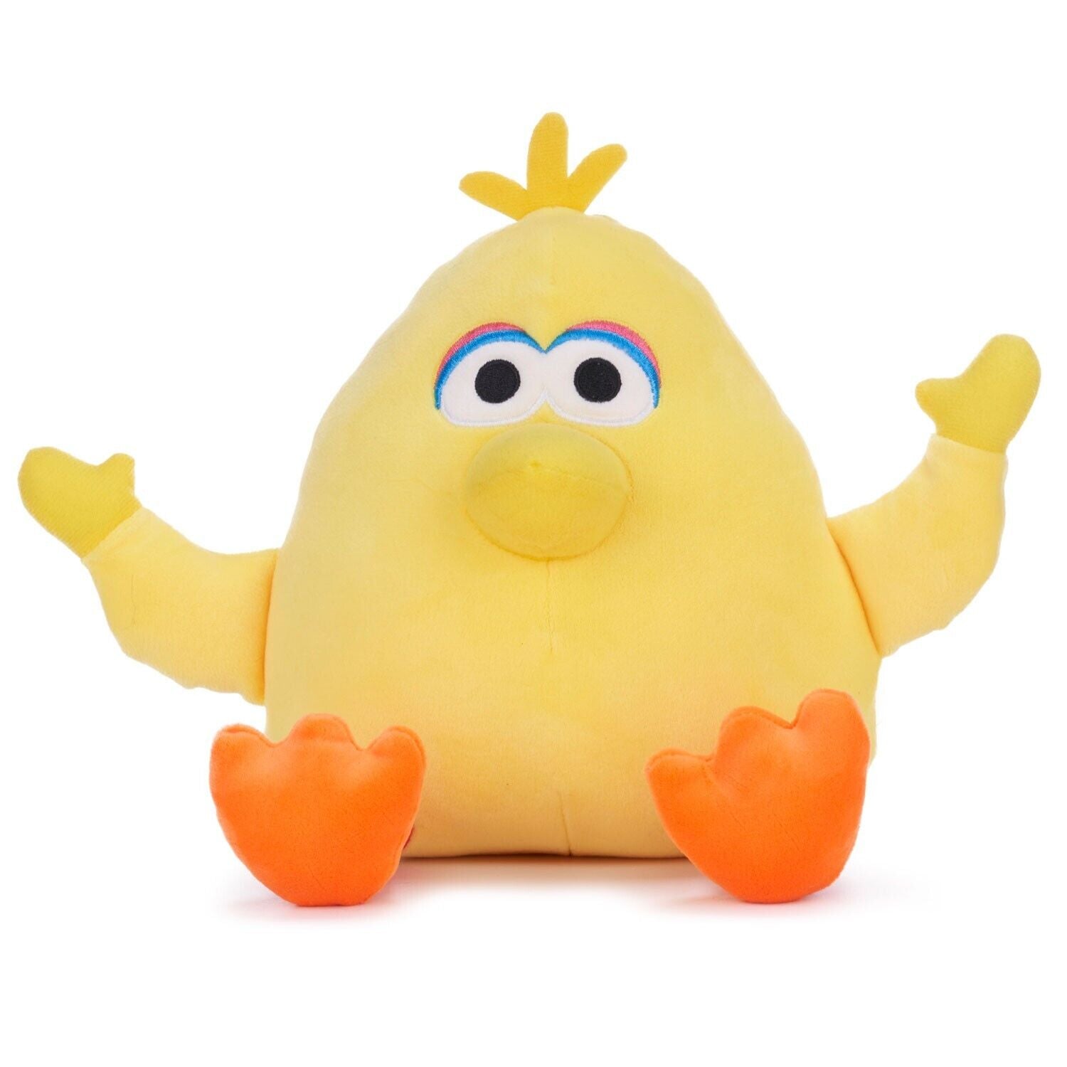 "New Sesame Street Squashy Podgies 8" Plush Big Bird Toy"