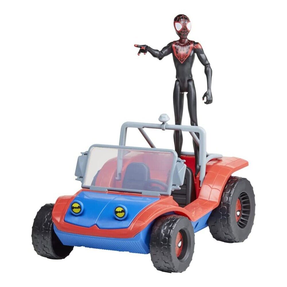 New Marvel Spider-Man Spider-Mobile & Miles Morales Figure Set