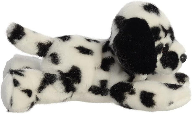 Aurora, 31821, Mini Flopsies Dipper Dalmatian Dog, 8In, Soft Toy, Black and Whit