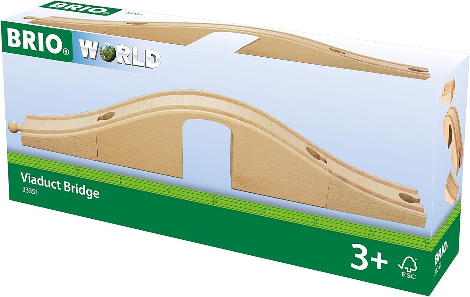 BRIO 33351 Wooden Track Viaduct Bridge