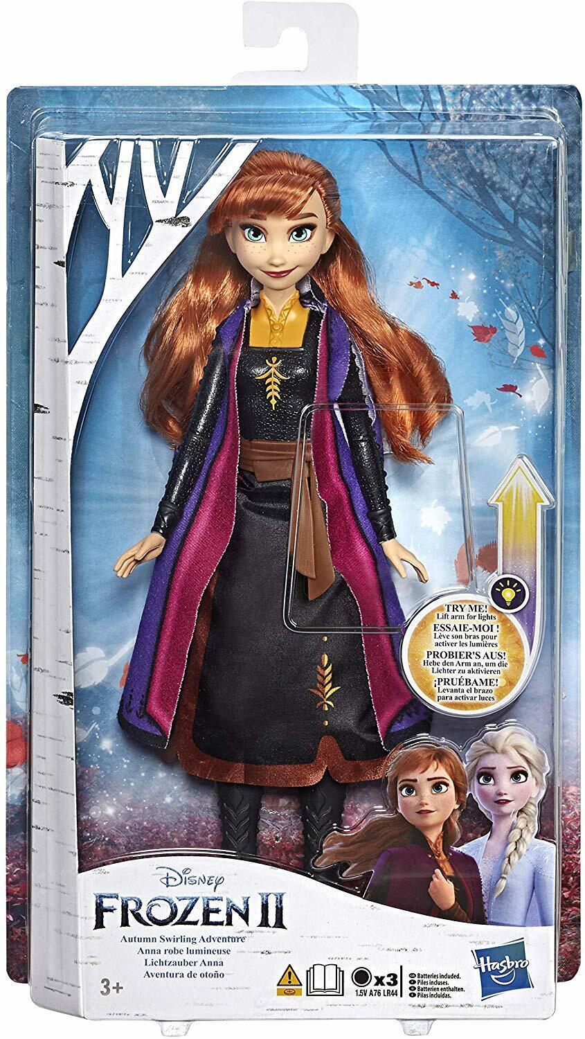 New Disney Frozen 2 Anna Autumn Swirling Adventure Fashion Doll