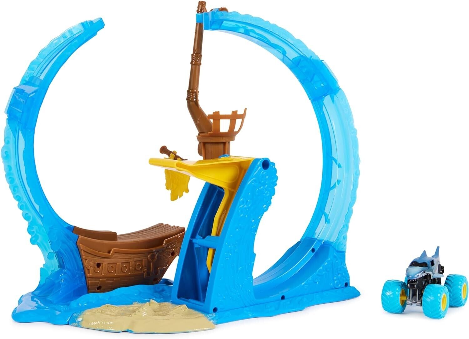 Monster Jam Megalodon Loop Of Doom Playset