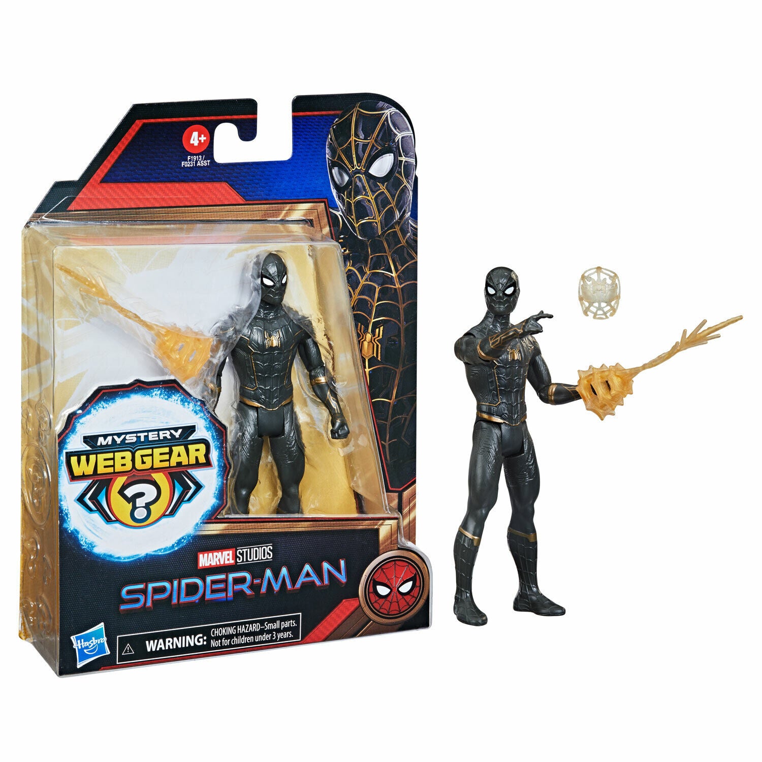 New Marvel Spider-Man 6-Inch Black & Gold Suit Action Figure