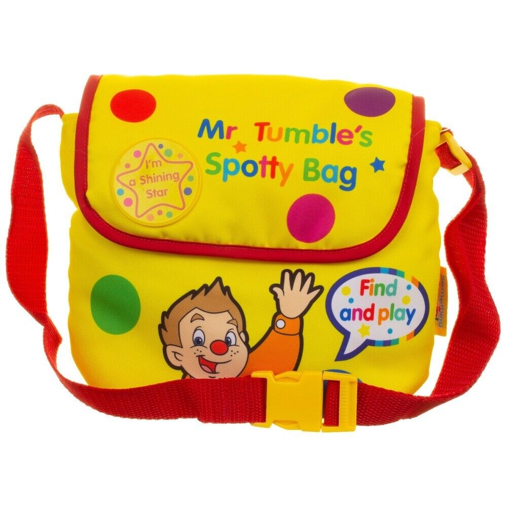 New Mr Tumble Sensory Spotty Bag w/ Fun Sounds - Seek & Find Toy for Kids