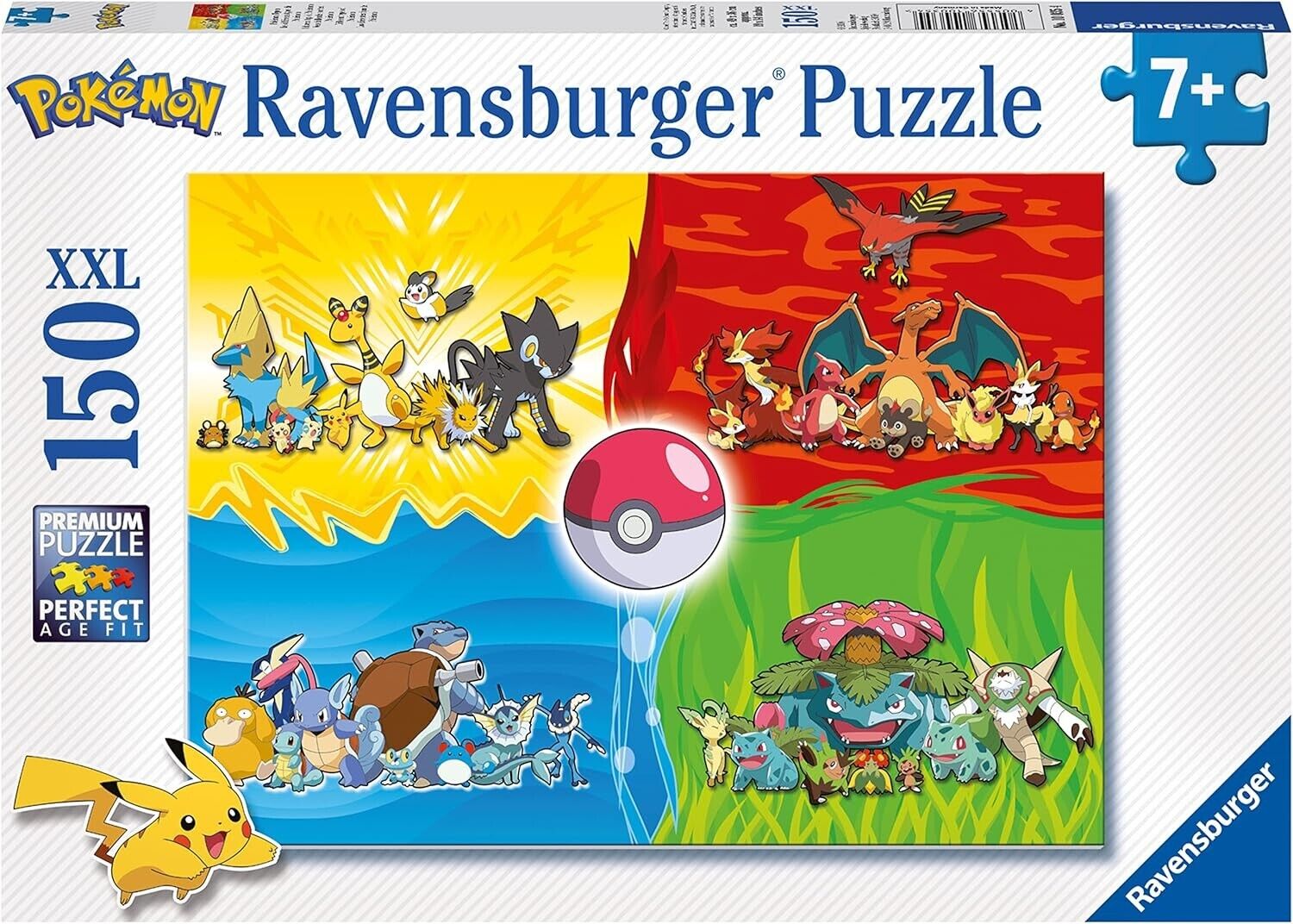 Ravensburger Pokemon 150 Piece Jigsaw Puzzle with Extra Large Pieces for Kids Ag