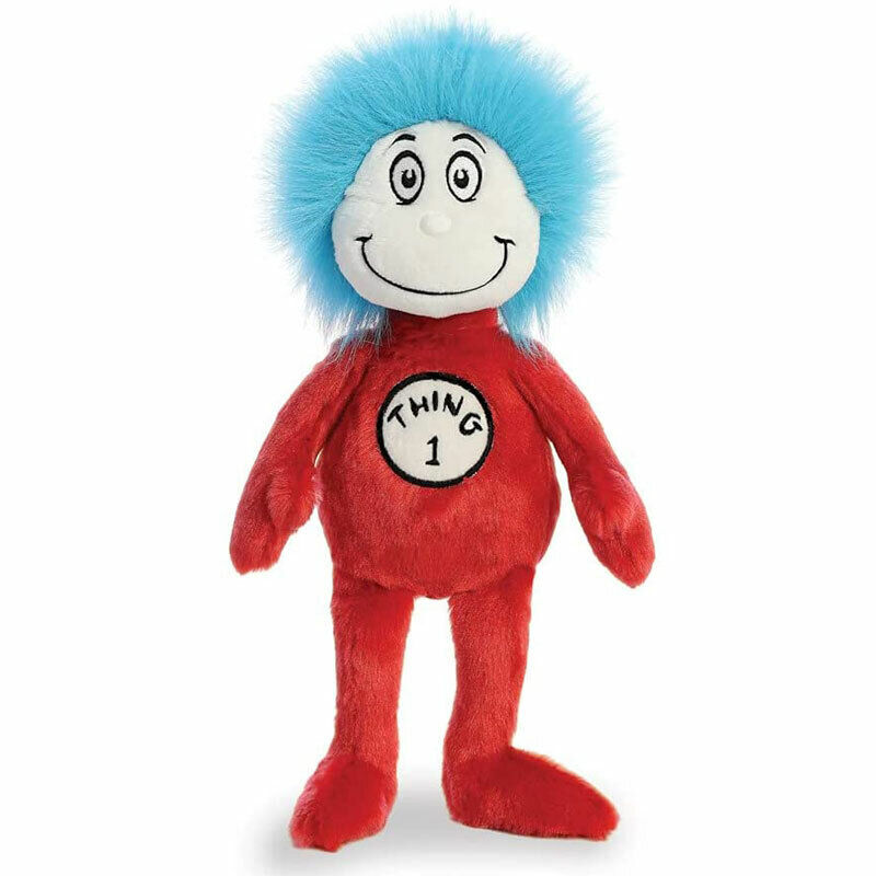 New Dr Seuss Cat in the Hat Thing 1 Plush Toy - Soft and Cuddly