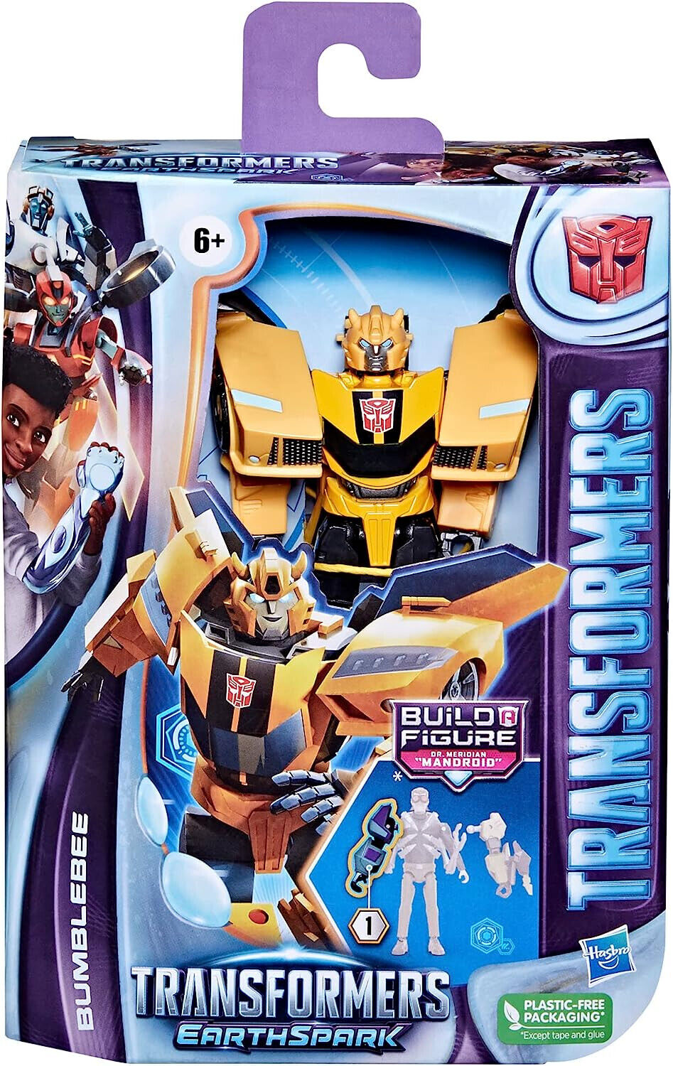 Transformers EarthSpark Bumblebee Deluxe Action Figure Robot - New in Box