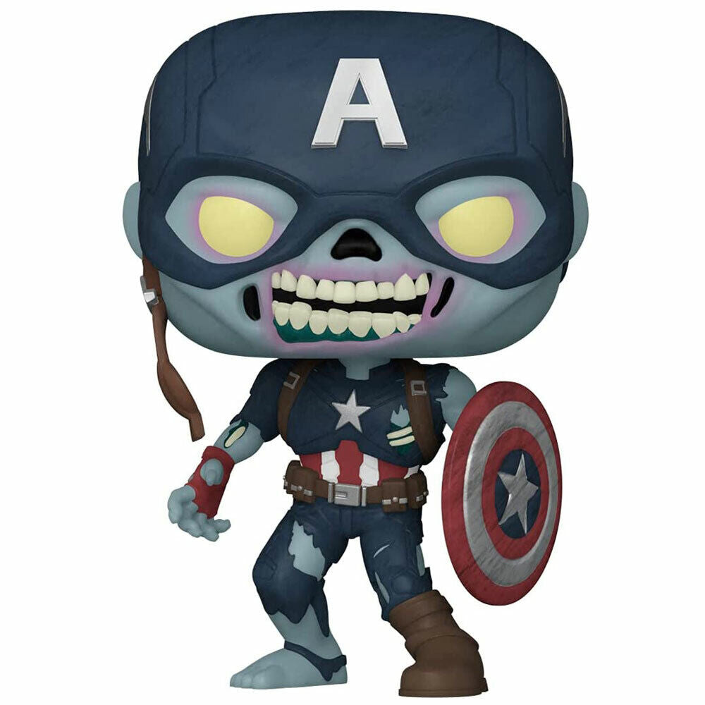 New Marvel What If...? Zombie Captain America Pop! Vinyl Figure