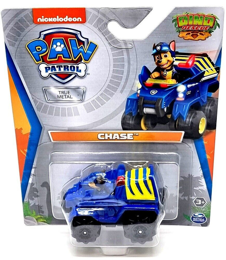 NEW 2023 Spin Master True Metal Paw Patrol Die-Cast Vehicles Assortment CHASE (DINO RESCUE)