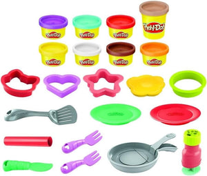 Play-Doh Kitchen Creations Flip 'n Pancakes Playset 14-Piece Breakfast Toy