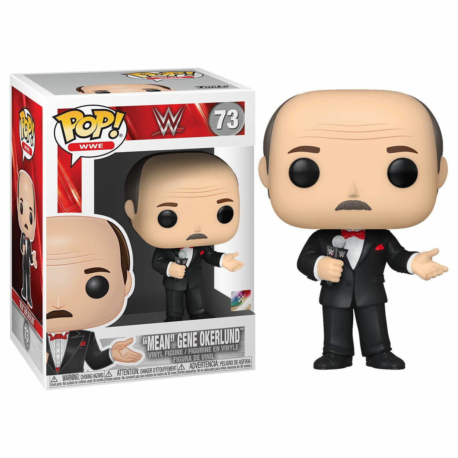 New WWE Pop! Vinyl Mean Gene Okerlund Figure - Collectible Wrestling Memorabilia