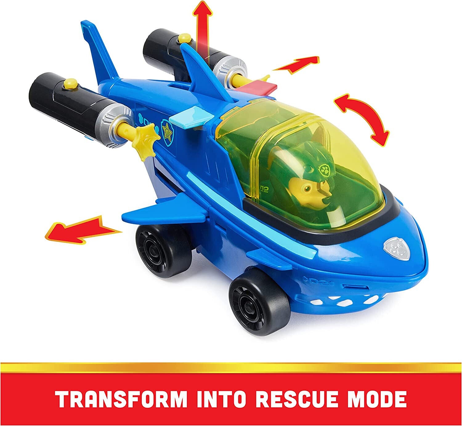 Paw Patrol Chase Aqua Themed Vehicle - New in Box!