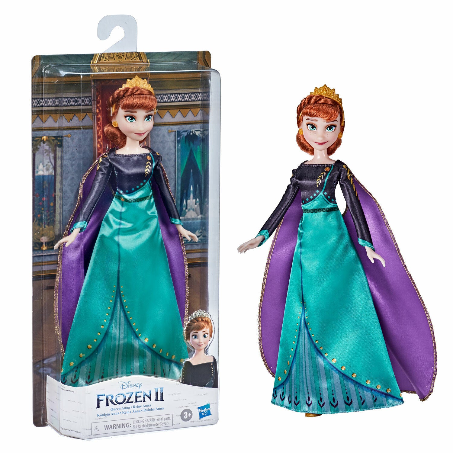 New Disney Frozen 2 Queen Anna Fashion Doll F1412 - Perfect Gift for Kids