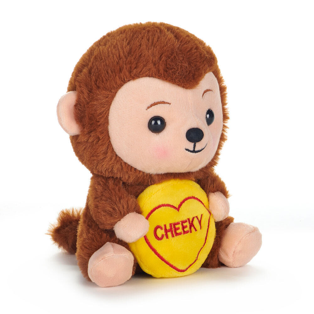 New Swizzels Love Hearts 18cm Plush Mikey The Monkey 'Cheeky' Toy